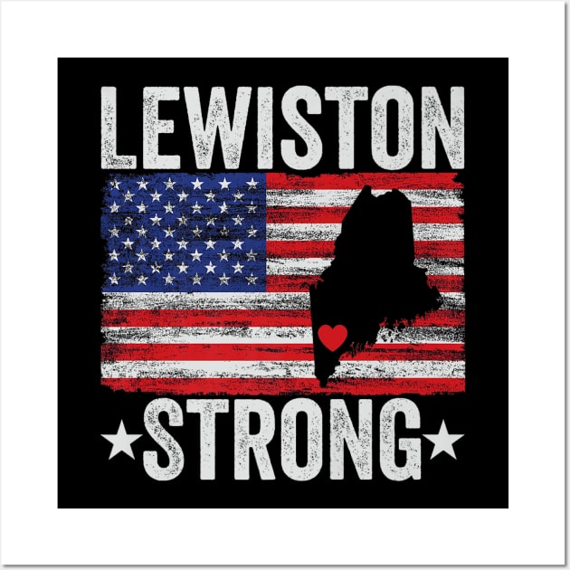 Lewiston Strong Wall Art by Elinaandrisa